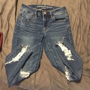 American Eagle crop jeans